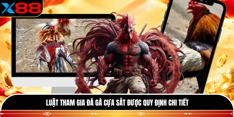 Luật tham gia đá gà cựa sắt được quy định chi tiết