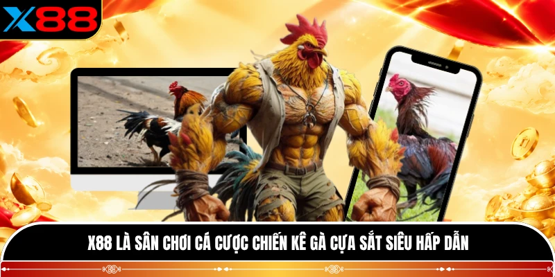 X88 là sân chơi cá cược chiến kê gà cựa sắt siêu hấp dẫn